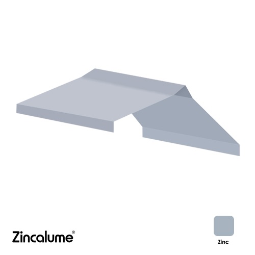 Ridge Capping 8′ Zincalume 
